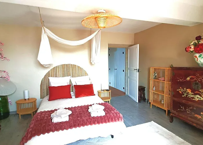 Bed & Breakfast Halte Premium A Velo Entre Amis Proche Du Canal Du Midi Et De La Cite De Carcassonne Avec Privatif, Repas Maison, Nuitee Et Pdj Pour 6 Personnes 3*